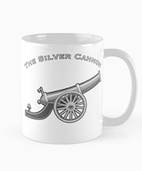 Silver Cannon Mug